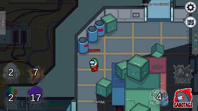 НОВАЯ РОЛЬ - ДЖОКЕР В АМОНГ АС! ЗАПУТАЛ И ВЗОРВАЛ ВСЕХ МИРНЫХ ИГРАЯ ЗА ДЖОКЕРА В AMONG US смотреть онлайн