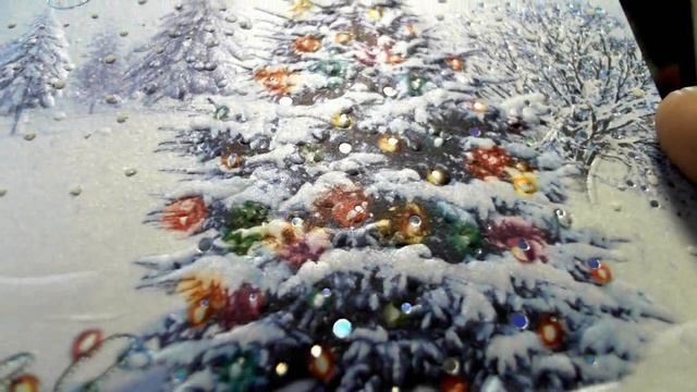 Корпоративные открытки 0247.334 Корпоративная елка и зимний лес смотреть онлайн