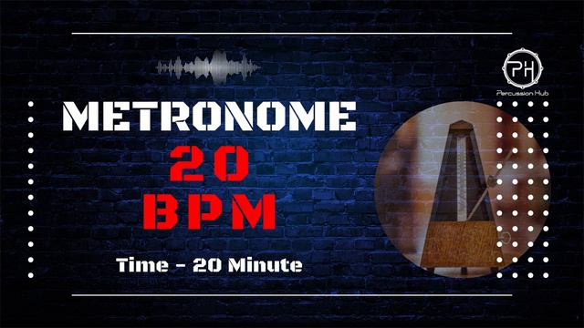 20 BPM Metronome | 20 Minute смотреть онлайн