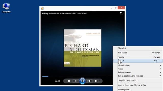 Windows 8.0 Professional - Reduce the Volume Differences Within a Song in Windows Media Player смотреть онлайн