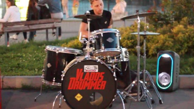 Уличный барабанщик Океан Ельзи - Стріляй Drum cover смотреть онлайн