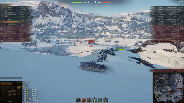 Разнос от Т-100 ЛТ _ 7733 урона на карте Штиль смотреть онлайн