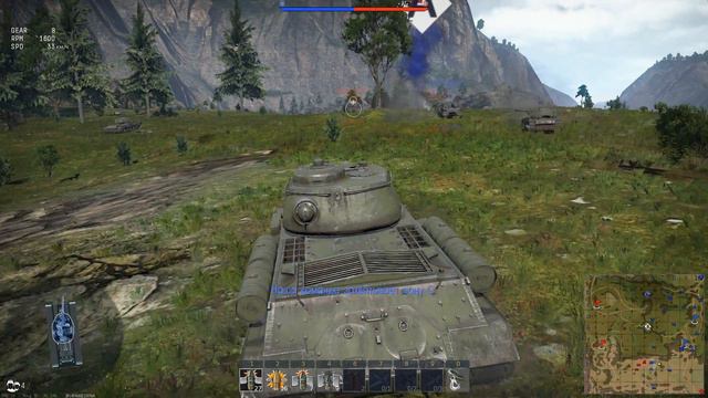 War Thunder ТУПОЙ НАПАРНИК ТАНК ИС-1 смотреть онлайн