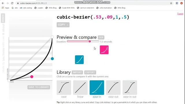 Learn Css Cubic-bezier Timing Function | How To Use The Cubic-bezier Website смотреть онлайн