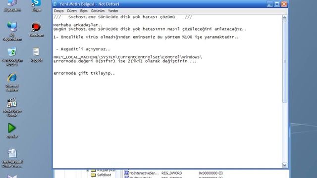 Svchost.exe Sürücüde Disk Yok Hatası ( ÇÖZÜMÜ ) смотреть онлайн