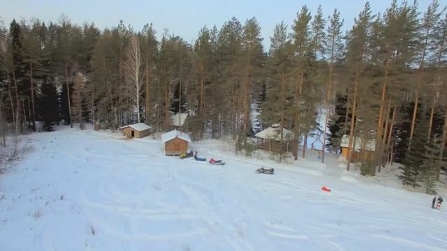 Снегоходный тур по реке Чусовая// Snowmobile Tour On The Chusovaya River / Ural