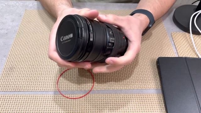 Как надеть красное кольцо на объектив Canon смотреть онлайн
