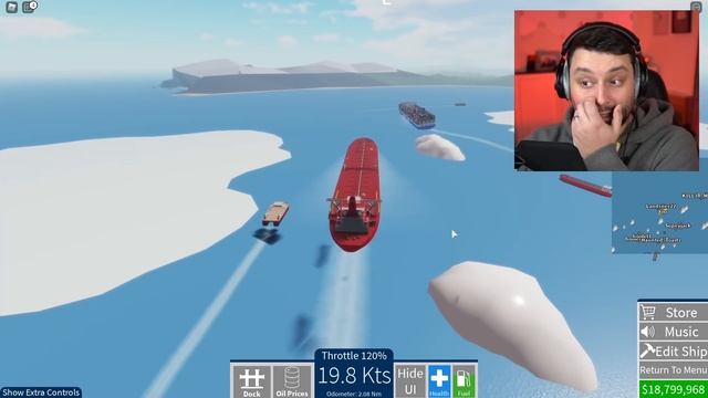 I Spent $250,000,000 on The BIGGEST SHIP EVER In Roblox Shipping Lanes смотреть онлайн