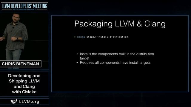 2016 LLVM Developers’ Meeting: C. Bieneman "Developing and Shipping LLVM and Clang with CMake" смотреть онлайн