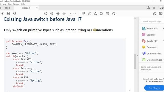 Java 17 pattern match смотреть онлайн