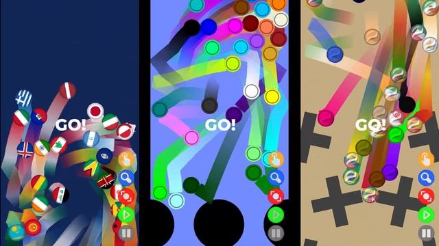 Simple Marble Race v1.4: in-game currency, shop - 217 countries and more | Bouncy Marble смотреть онлайн