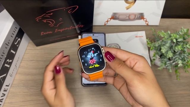 Como CONECTAR Smartwatch Ultra 9 Com O Celular E Colocar Foto Na Tela! Passo A Passo U9 Ultra