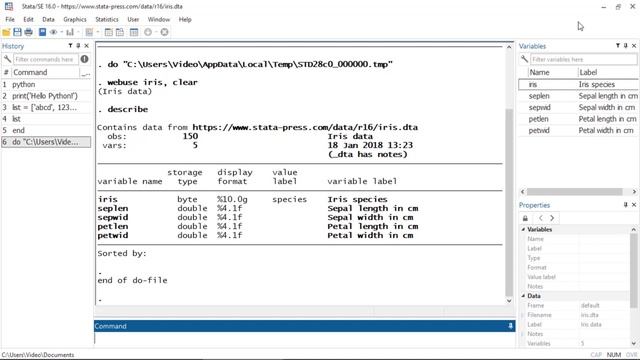 Python integration with Stata смотреть онлайн
