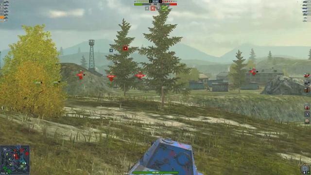 WOT Blitz - Бой на Skoda 25 смотреть онлайн
