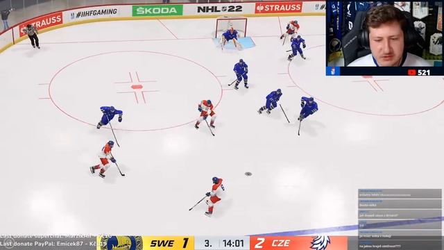 MISTROVSTVÍ SVĚTA V HOKEJI! ?? [Základní skupina za Česko - NHL 22] смотреть онлайн