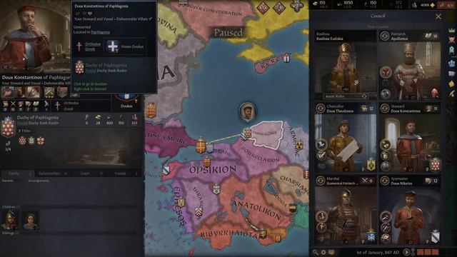 Crusader Kings 3: How to Swap Councilors смотреть онлайн