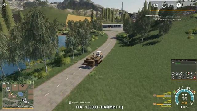 Farming Simulator 19 - CoursePlaу + AutoDrive = Гайд как использовать их №2 смотреть онлайн