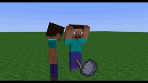 херобрин и стив друзья (майнкрафт анимации)