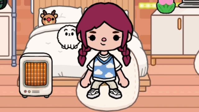 Weekend Vlog🌨: готовлю круассаны, милуюсь снегом и вешаю гирлянду|toca boca смотреть онлайн