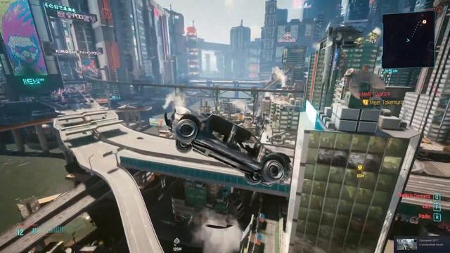 Cyberpunk 2077 Flying Cars смотреть онлайн