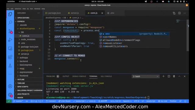 Live Coding with Alex Merced of devNursery.com смотреть онлайн