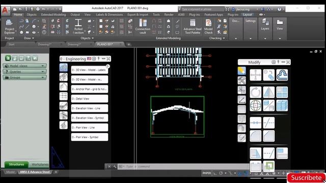 AutoCAD Advance Steel - Clase nº 7 смотреть онлайн