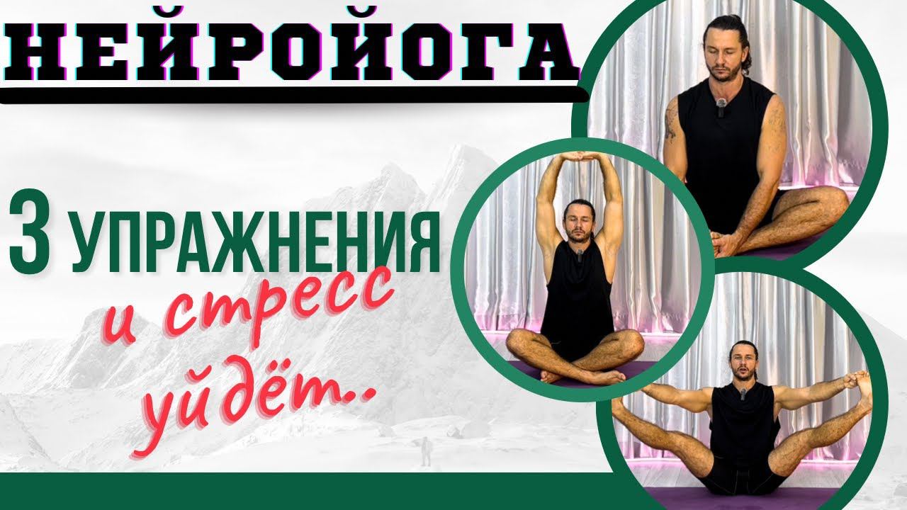 АНТИСТРЕСС | НЕЙРОЙОГА ДЛЯ НАЧИНАЮЩИХ 10 МИН смотреть онлайн