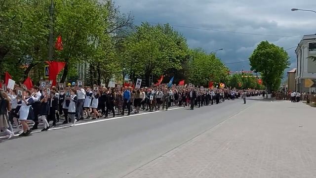 Бессмертный полк шагает по Цхинвалу смотреть онлайн