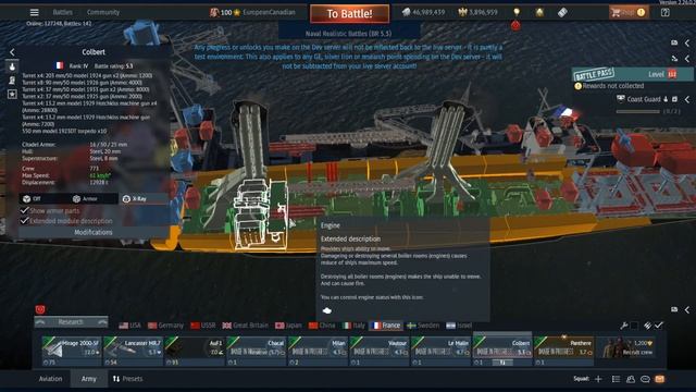 Colbert - Update La Royale Dev Server - War Thunder смотреть онлайн