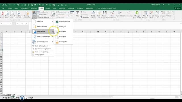 How To Find Power Query - Excel 2016
