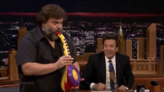Jack black playing the sax a boom смотреть онлайн