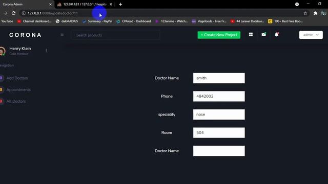 #11 Update Data In Laravel | Laravel 9 Hospital Management System Project Tutorial смотреть онлайн