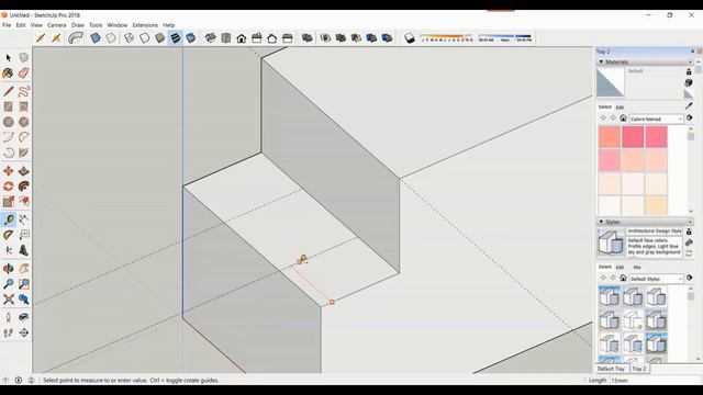 SKETCHUP 3D MODELLING TUTORIAL FOR BEGINNERS - 1 смотреть онлайн
