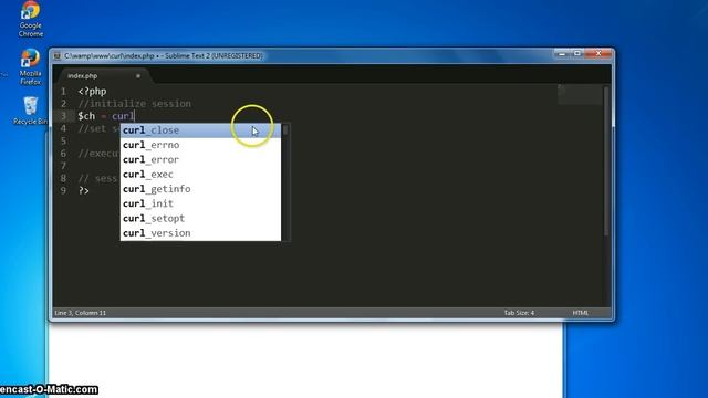 PHP cURL Tutorial Part 1: Basic Structure смотреть онлайн