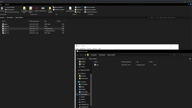 INI oder PHP Datei erstellen - Windows 10 смотреть онлайн