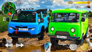 СТАРАЯ БУХАНКА ПРОТИВ НОВОЙ БУХАНКИ НА БЕЗДОРОЖЬЕ ПО ГРЯЗИ С МУРКОЙ  HASSLE ONLINE РАЙЛЮХА