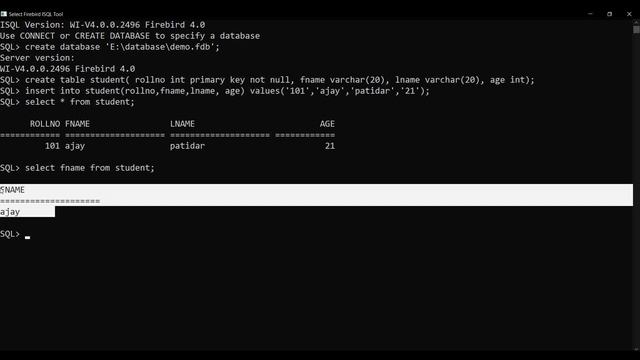 How to create Database in FireBird || CRUD in SQL || CRUD in firebird смотреть онлайн