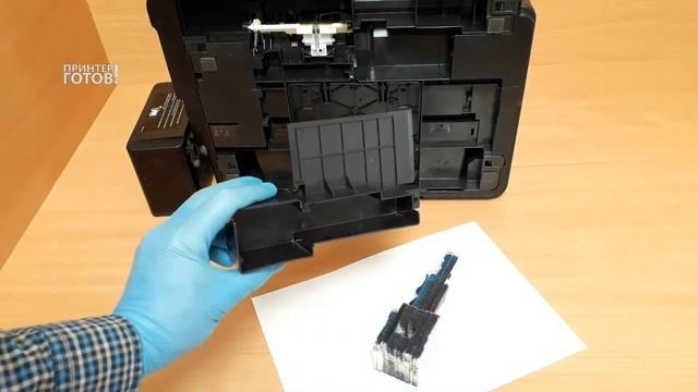 Как заменить памперс принтера Epson. 