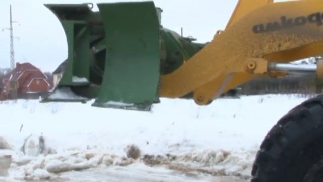 Барыбино. Уборка дорог. смотреть онлайн