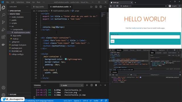 Как устроен Компонент в Svelte? смотреть онлайн