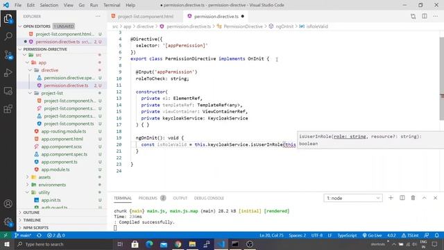 How to create structural directive in Angular to manage permission based display. смотреть онлайн