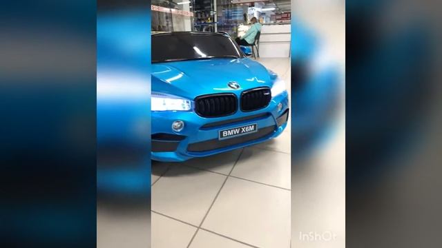 Детский двухместный электромобиль BMW-X6-M-JJ2168 смотреть онлайн