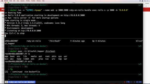 Nash.rb - Ruby on Rails on Docker смотреть онлайн