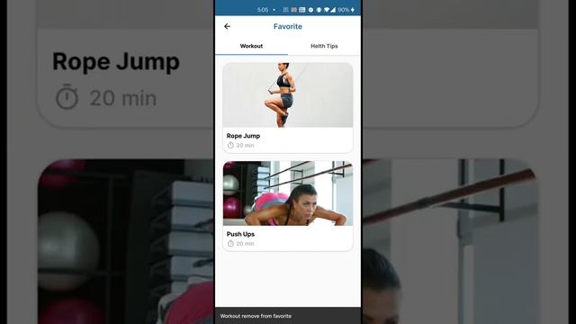Fitness Workout App UI in React Native смотреть онлайн