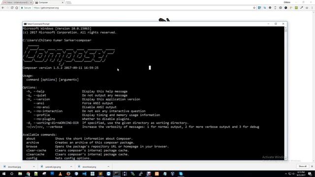 composer install on windows смотреть онлайн