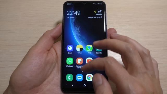 Samsung Galaxy A10 Incoming Call