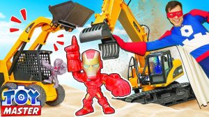 Альтрон украл камень бесконечности!  Город в опасности! Игры для мальчиков и видео для детей