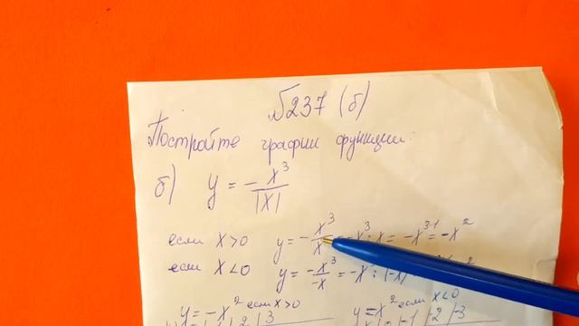 237 Алгебра 9 класс. Постройте график функции смотреть онлайн