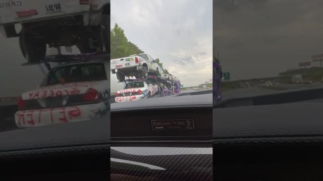 2021 Shelby GT500 on One lap of America 2021 Parts Farm cletus & cars spotting on i75n tow to Indy смотреть онлайн