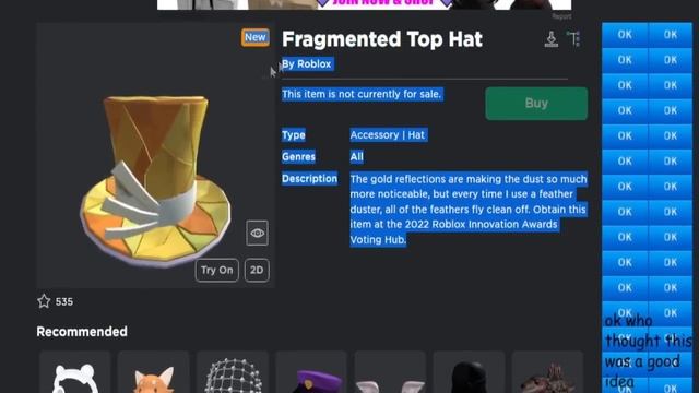 VALQUIRIA GRATIS! Consigue Ahora 6 PREMIOS de ORO! - [Roblox Innovation Awards 2022] смотреть онлайн
